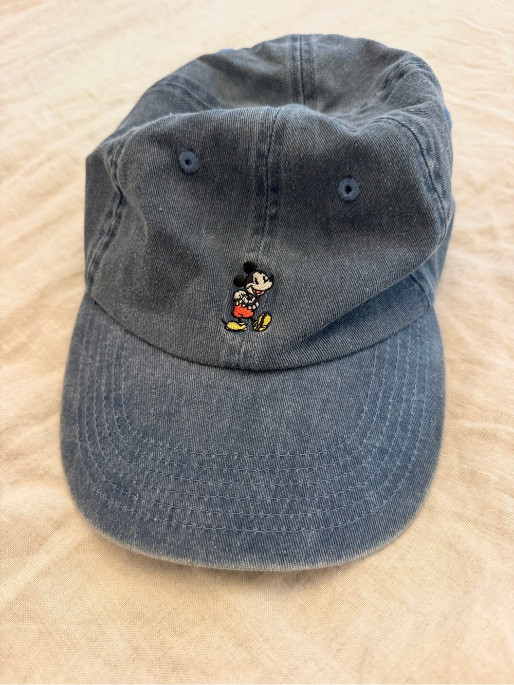 Mickey Mouse Embroidered Denim Baseball Cap - Disney